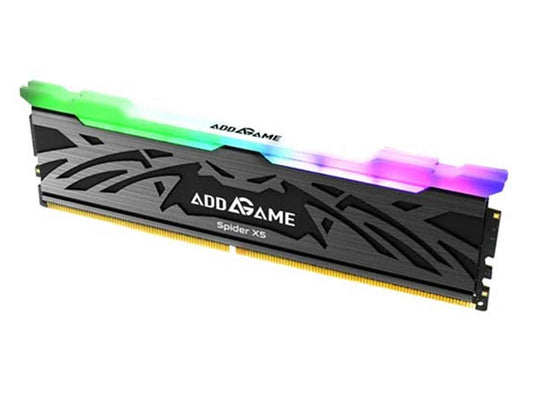 Addlink AddGame Spider X5 RGB 32GB (16GBx2) DDR5 6400MT/s CL38 Memory Kit - With Heatsink - Black