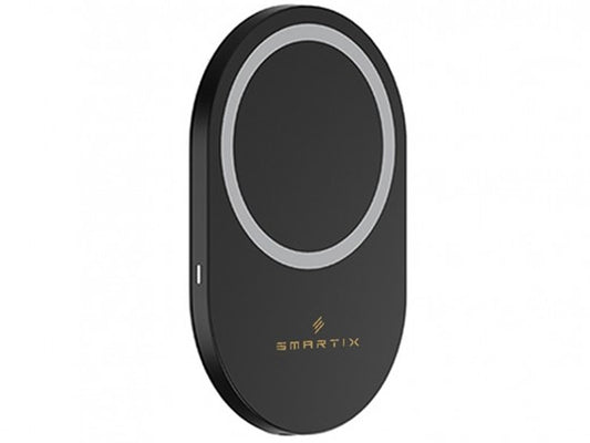 Smartix Premium Magnetic Wireless Car Charger -15W - Black