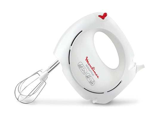 Moulinex Easymax Hand Mixer 2 Rods and 2 Hooks with 5 Speeds - 200W