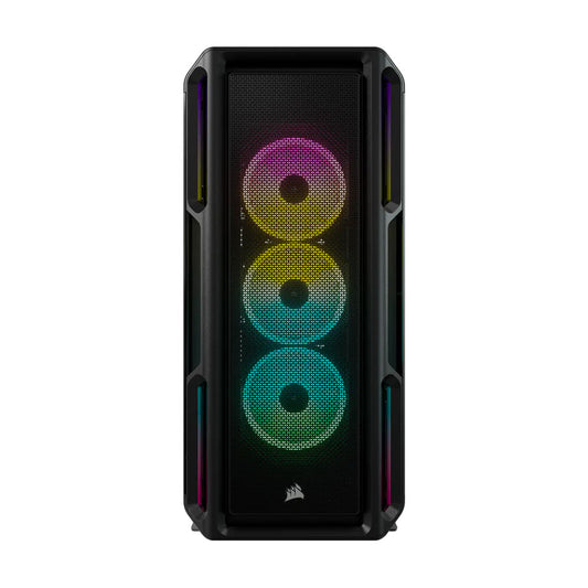 Corsair iCUE 5000T RGB Tempered Glass Mid-Tower ATX PC Case - Black