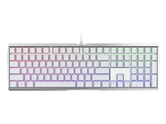 CHERRY MX 3.0S Red Switch RGB Mechanical Gaming Keyboard - White