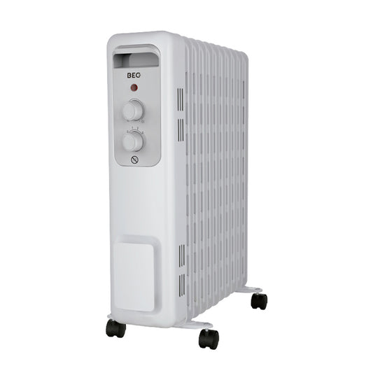 BEC Oil Heater 11 Fins - 2300W - White