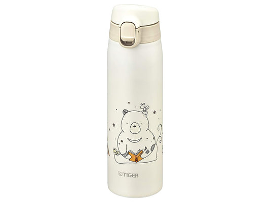 Tiger Vacuum Insulated Stainless Steel Bottle Bear - 500ML