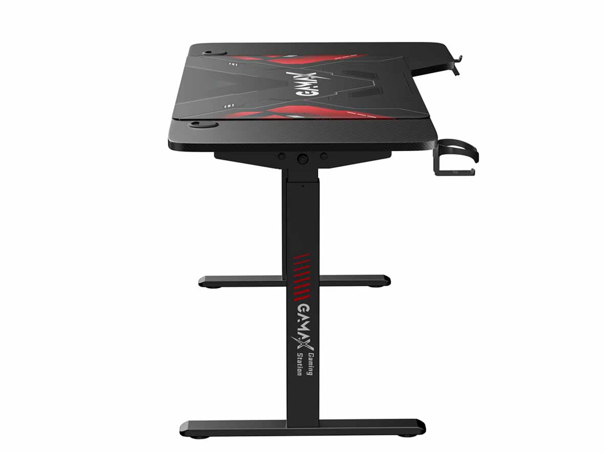 Gamax HA-04 Hydraulic L-Shaped Gaming Desk - Right Side - Zayoom