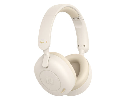 Havit H655BT Audio Wireless Headphones - Beige - ASIS