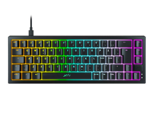 CHERRY XTRFY K5 Compact RGB Mechanical Gaming Keyboard - Black