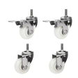 Centracool Coffee Table Caster Wheels - White - Zayoom