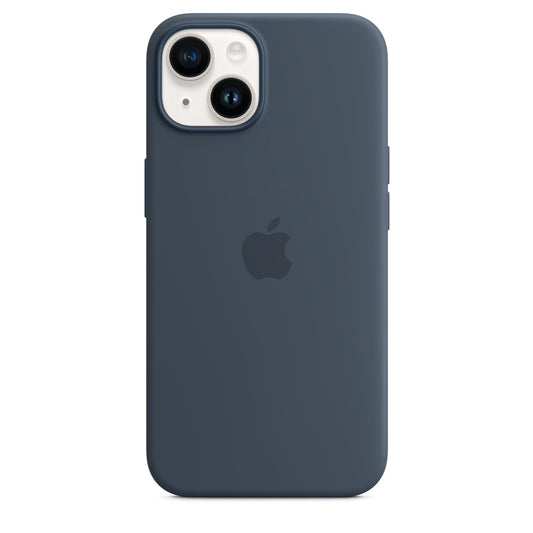 iPhone 14 Silicone Case with MagSafe - Storm Blue