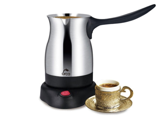 Orca Turkish Coffee Maker 300ML - 1000W - Silver