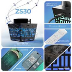 Heatz Quran Speaker With Incense Burner & Light - Black