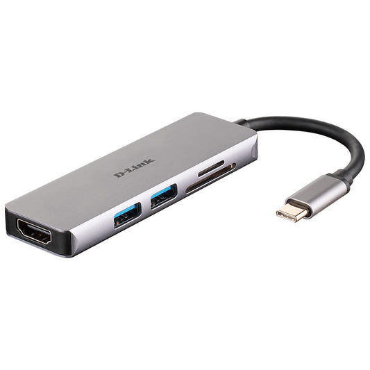 D-link 5-in-1 USB-C™ Hub Adapter with HDMI and SD/microSD Card Reader