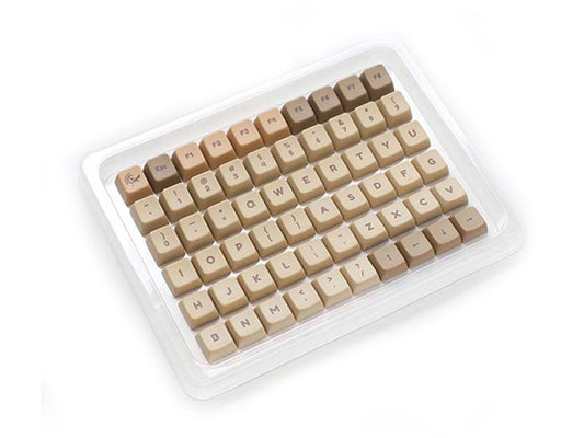 مجموعة من 132 مفتاحًا من Ducky PBT Dye-Sublimation MDA Profile - Boba Tea