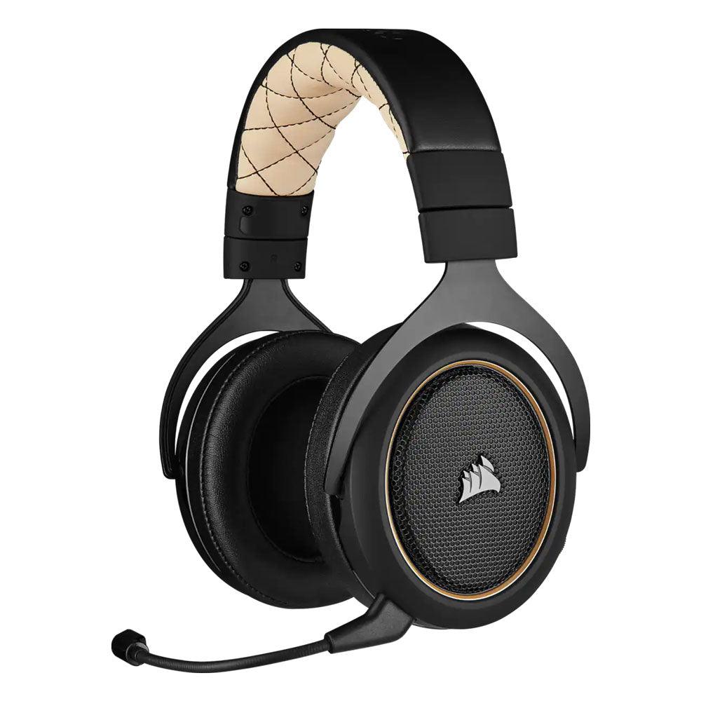 Corsair HS70 PRO WIRELESS Gaming Headset - Cream (EU) - Zayoom