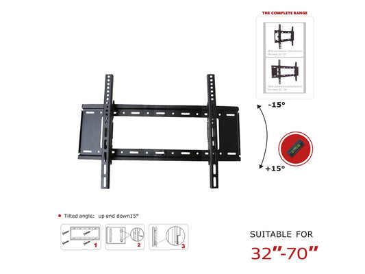 NHE EZ TV Wall Mount Fits 32 To 70 Inch TVs