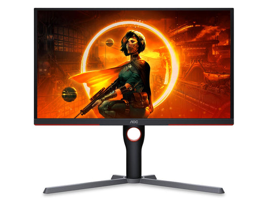 AOC Gaming Monitor - 24.5 Inch - FHD - 240Hz - 0.5ms - VA - 25G3ZM - Black