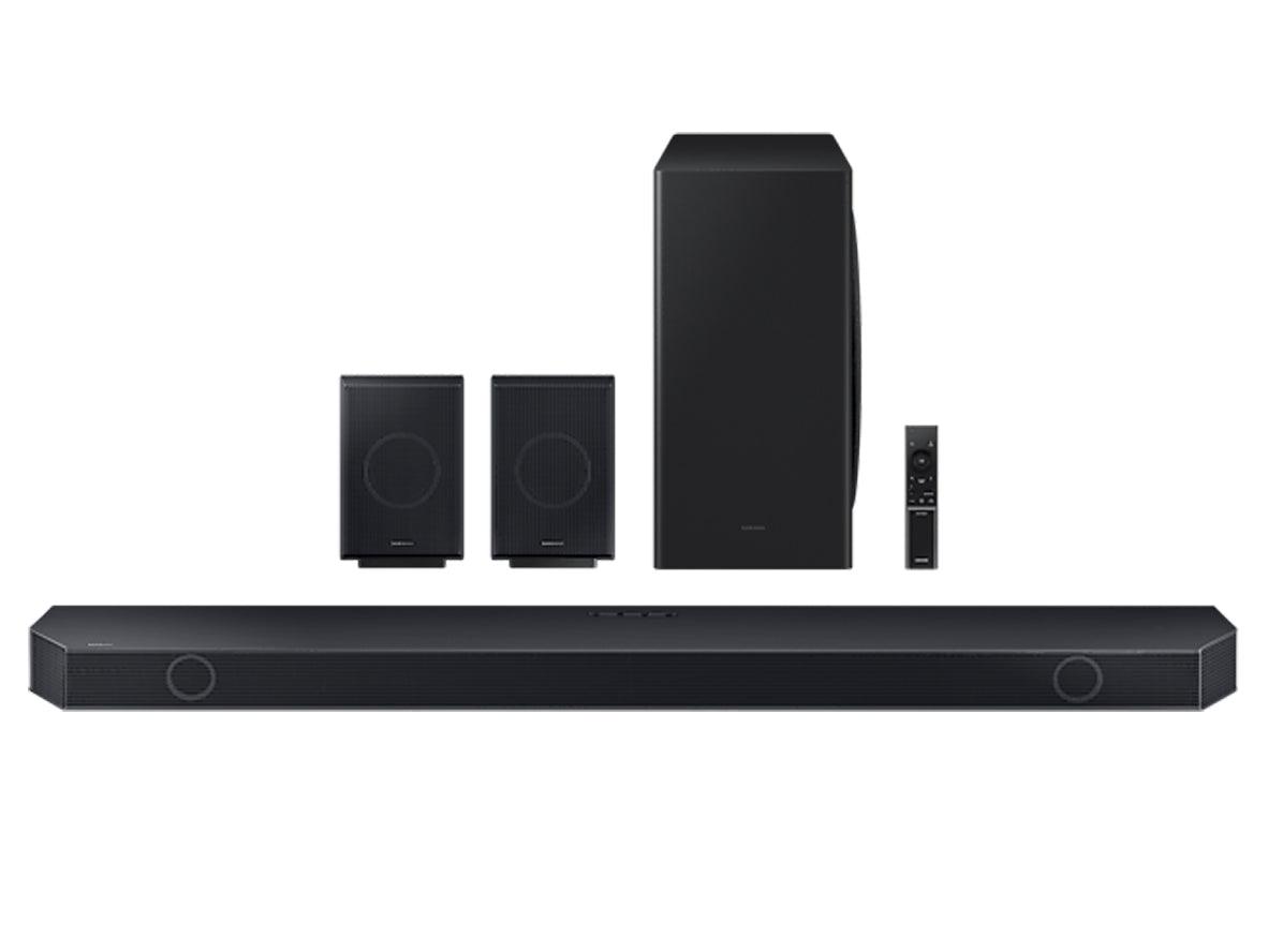 Samsung Q-Symphony 9.1.4ch Dolby Atmos Soundbar System With Wireless Subwoofer - Black - Zayoom