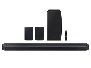 Samsung Q-Symphony 9.1.4ch Dolby Atmos Soundbar System With Wireless Subwoofer - Black - Zayoom