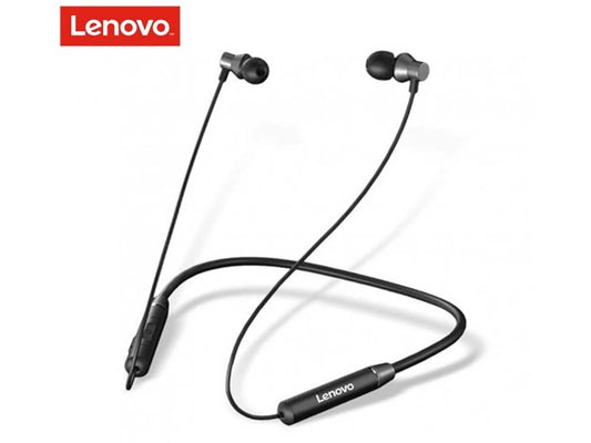 Lenovo Wireless Bluetooth In-Ear Neckband Earphones - Black