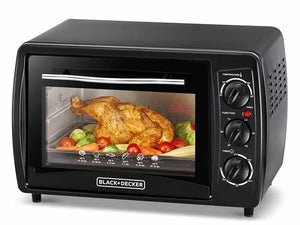 BLACK+DECKER Double Glass Toaster Oven 19L - 1380W - Zayoom