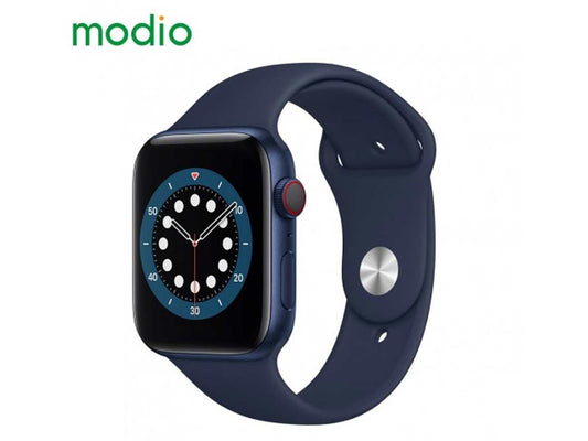 Modio Smart Watch Wireless Charging with Full Touch Screen 45mm - Black