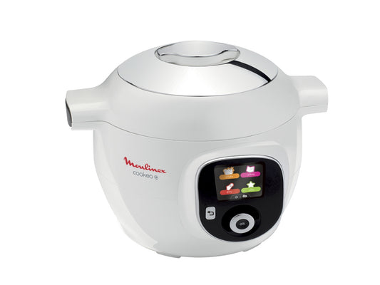 Moulinex Cookeo+ Smart Electric Pressure Cooker 6 Liter with 100 Built-in Recipes and 6 Cooking Modes - 1220/1450W