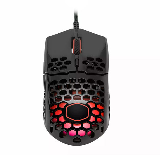 Cooler Master MM711 - RGB Gaming Wired USB Connectivity Mouse - Glossy Black