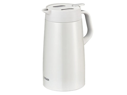 Tiger Stainless Steel Handy Jug 2 Liter Heat and Cold Retention Capabilities - White