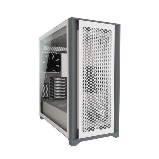 Corsair 5000D AirFlow Tempered Glass Mid-Tower ATX PC Case - White