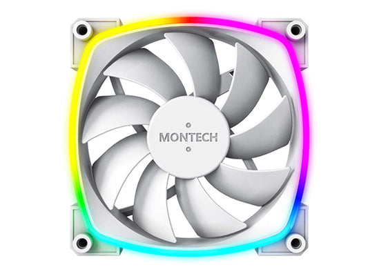 Montech AX120 PWM- PC Fan - White