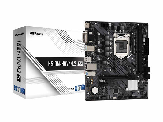 ASRock H510M-HDV/M.2 SE - Intel H470 LGA 1200 Micro ATX - Motherboard