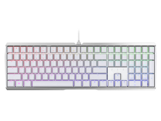 CHERRY MX 3.0S Blue Switch RGB Mechanical Gaming Keyboard - White