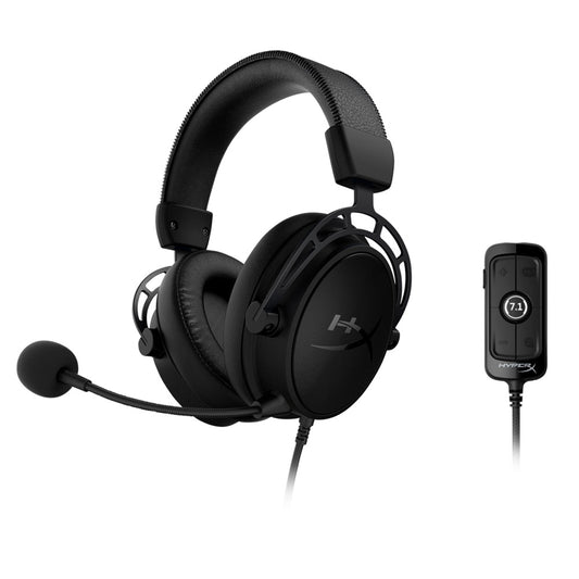 HyperX Cloud Alpha S - Wired Gaming PC Headset - Black