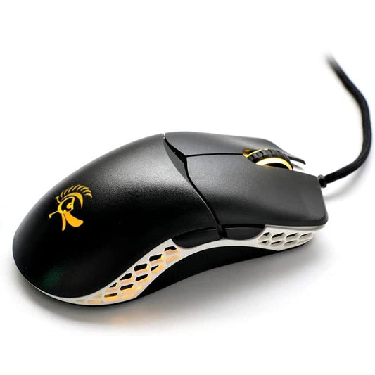 Ducky Feather Huano Switch ABS Wired Mouse - Black & White