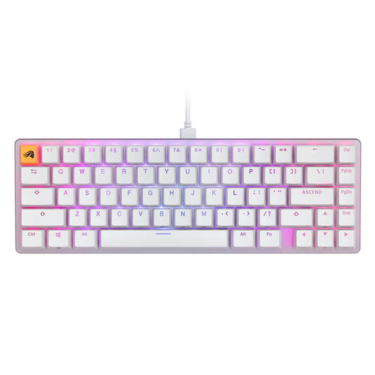 Glorious GMMK2 - 65% Pre-Built ANSI Arabic Keyboard - White