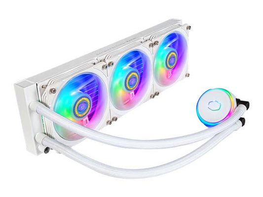 Cooler Master PL360 Flux ARGB CPU Liquid Cooler - White