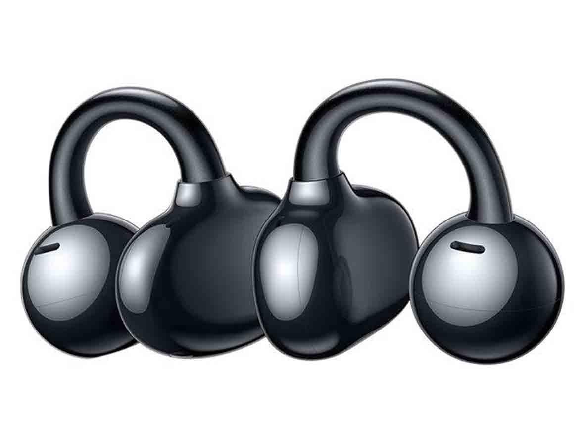 【週末限定価格】HUAWEI FreeClip Black Huawei FreeClip Open-Ear Bluetooth Earbuds