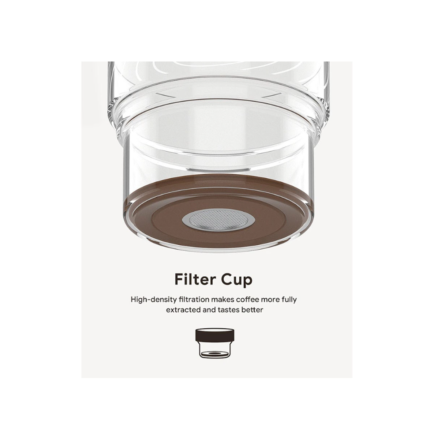 iCafilas Portable Cold Brew Coffee Maker 300ml Borosilicate Glass Dripper With Stainless Steel Filter