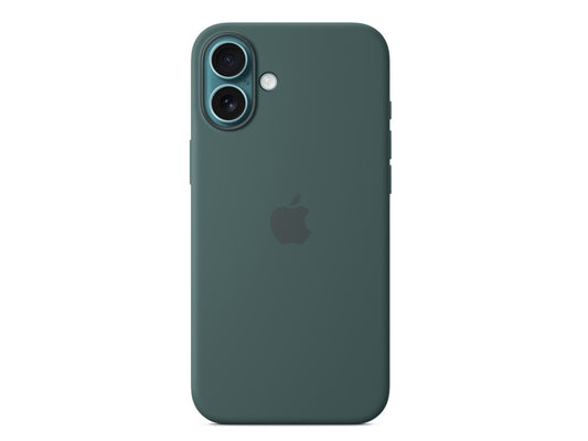 Apple iPhone 16 Plus Silicone Case With MagSafe - Lake Green