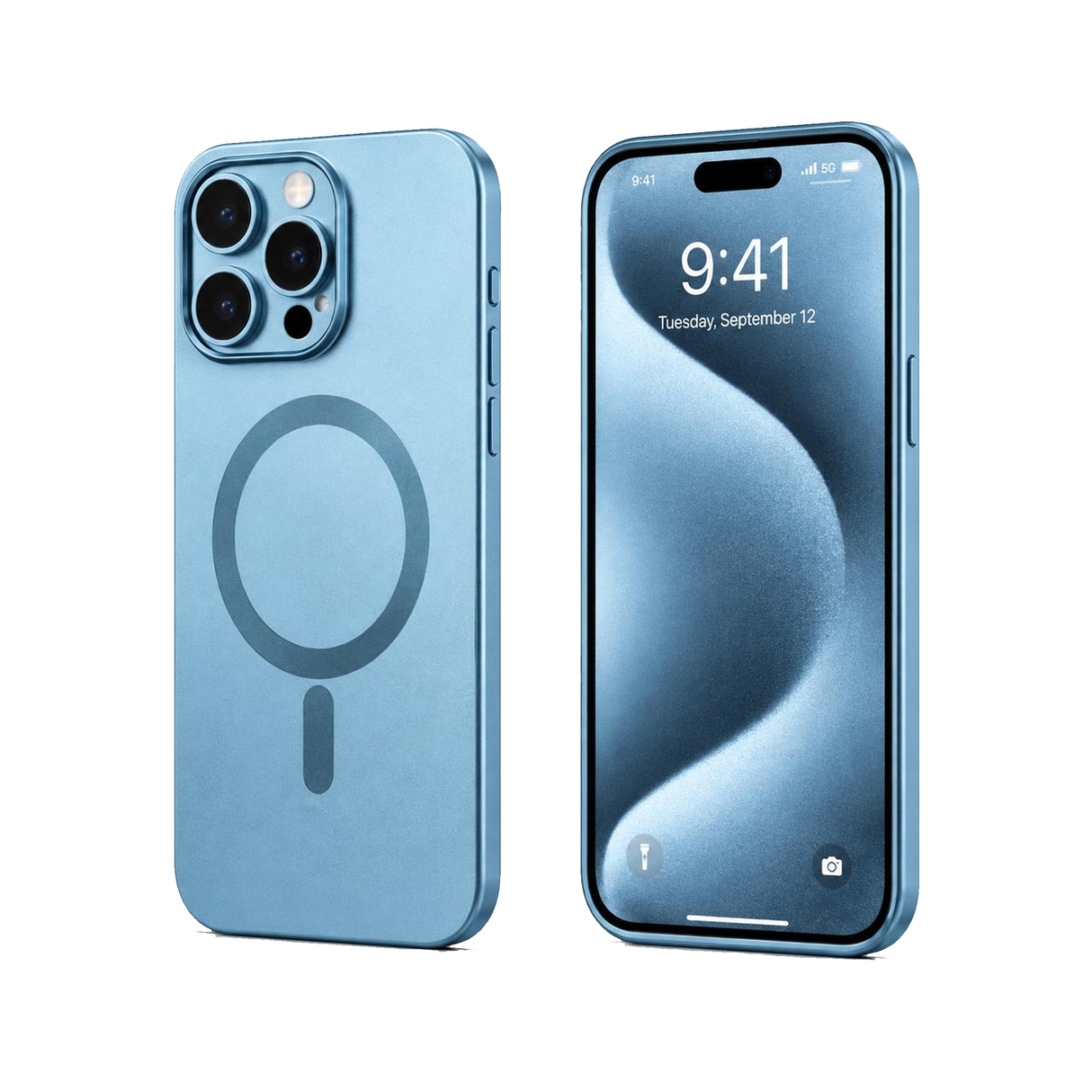 iPhone 14 Pro Max Silicon Case - Sea Blue