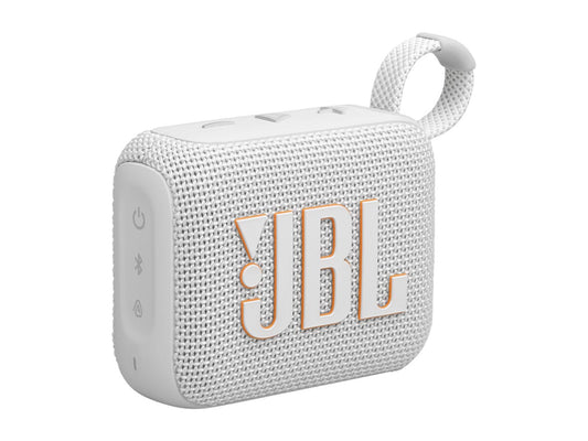 JBL Go 4 Ultra-Portable Bluetooth Speaker - White