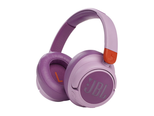 سماعات رأس JBL JR460NC لاسلكية للأطفال باللون الوردي