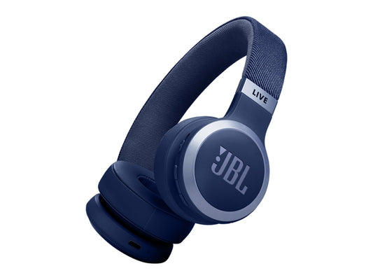 سماعات JBL Live 670NC اللاسلكية فوق الأذن باللون الأزرق