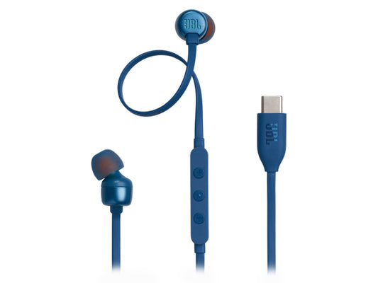 JBL Tune 310C Wired Type C HI-RES IN-Ear Headphones - Blue