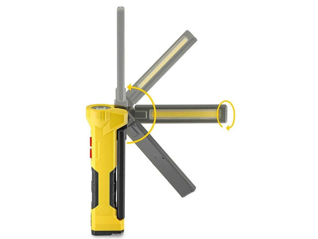 Shell LED Rechargeable Work Light/Flashlight with 5000 mAh Power Bank - Zayoom