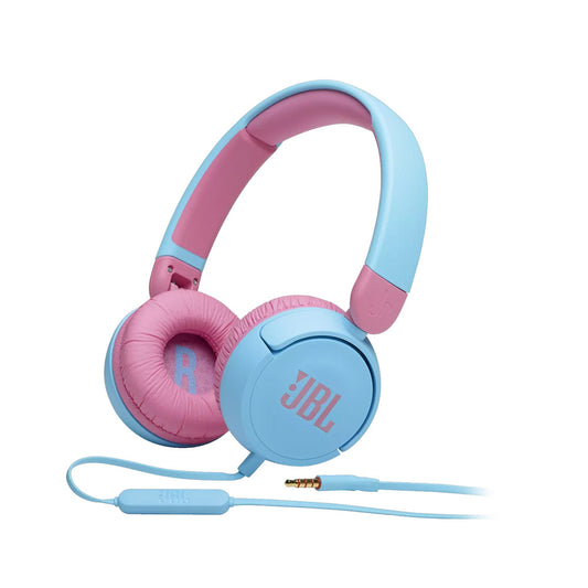 JBL JR 310 Wired On Ear Kids Headphones - Blue/Pink