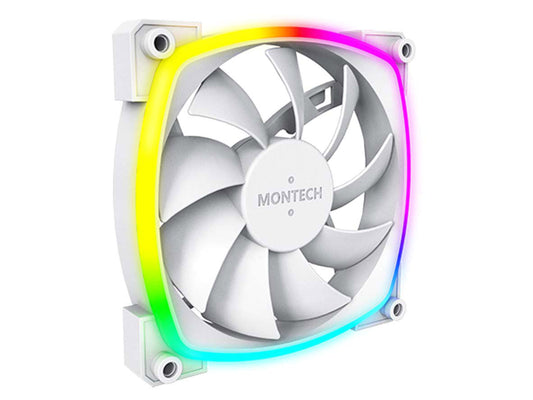 Montech AX120 PWM- PC Fan - White