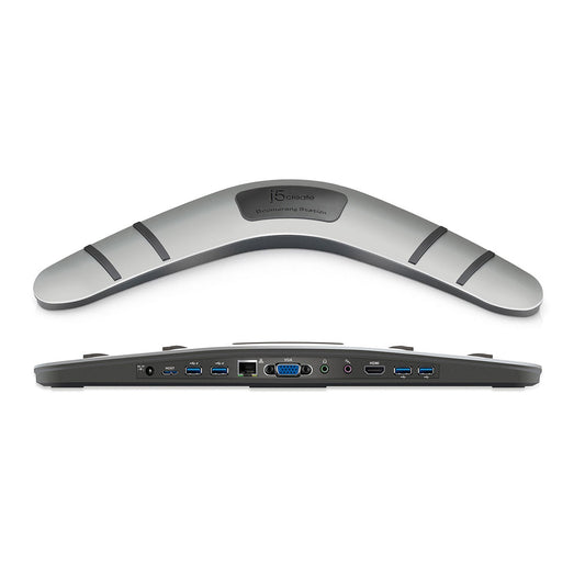 j5create Boomerang Station - Universal USB 3.0 Docking Station - Light Grey