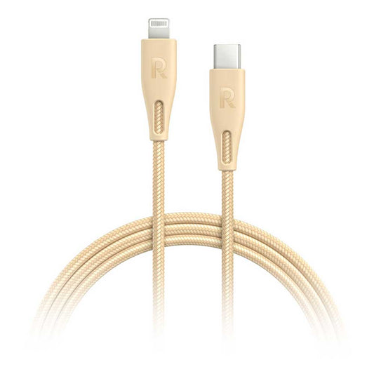 RAVPower Type-C to Lightning Cable 0.3m - Gold