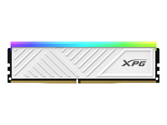 ADATA SPECTRIX D35G DDR4 - Speed 3200MT/s - 8GB RGB Memory - Single Pack - Memory RAM - White