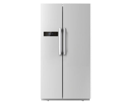 Midea Side By Side No Frost Refrigerator 689 Litres - 24.3 CFT - Silver